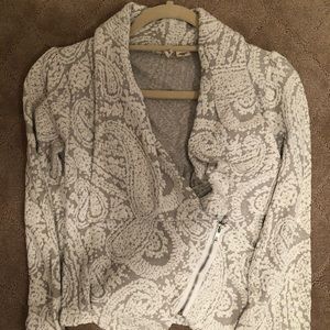 Anthropologie Moth White Lace Womens Blazer
